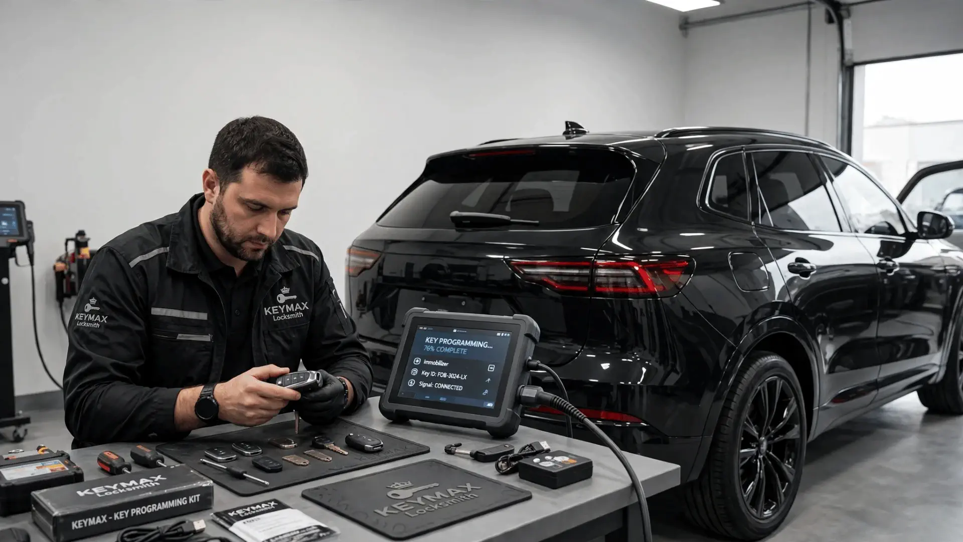 Key Max mobile locksmith van serving Columbus, Ohio neighborhoods